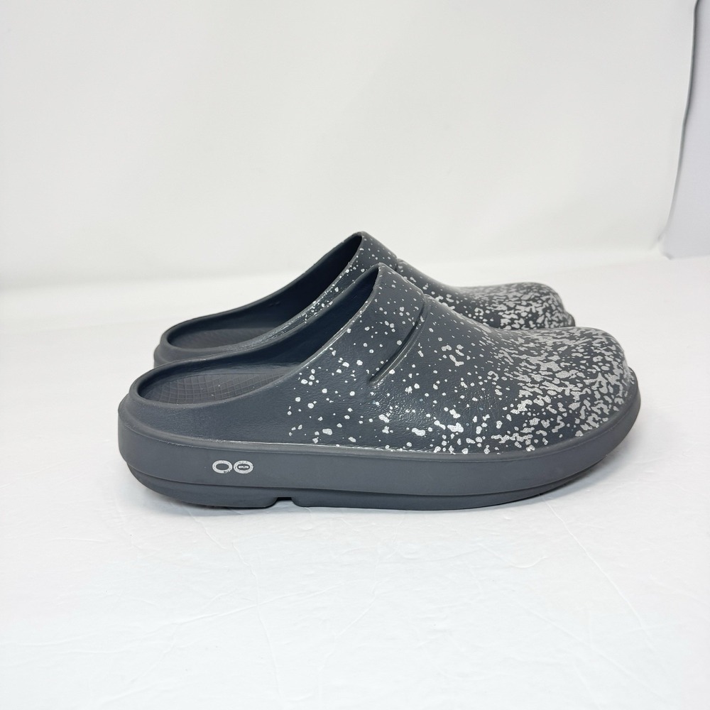 OOFOS OOcloog Limited Edition Clog Womens 9 Gray Recovery Casual Slip On Shoe